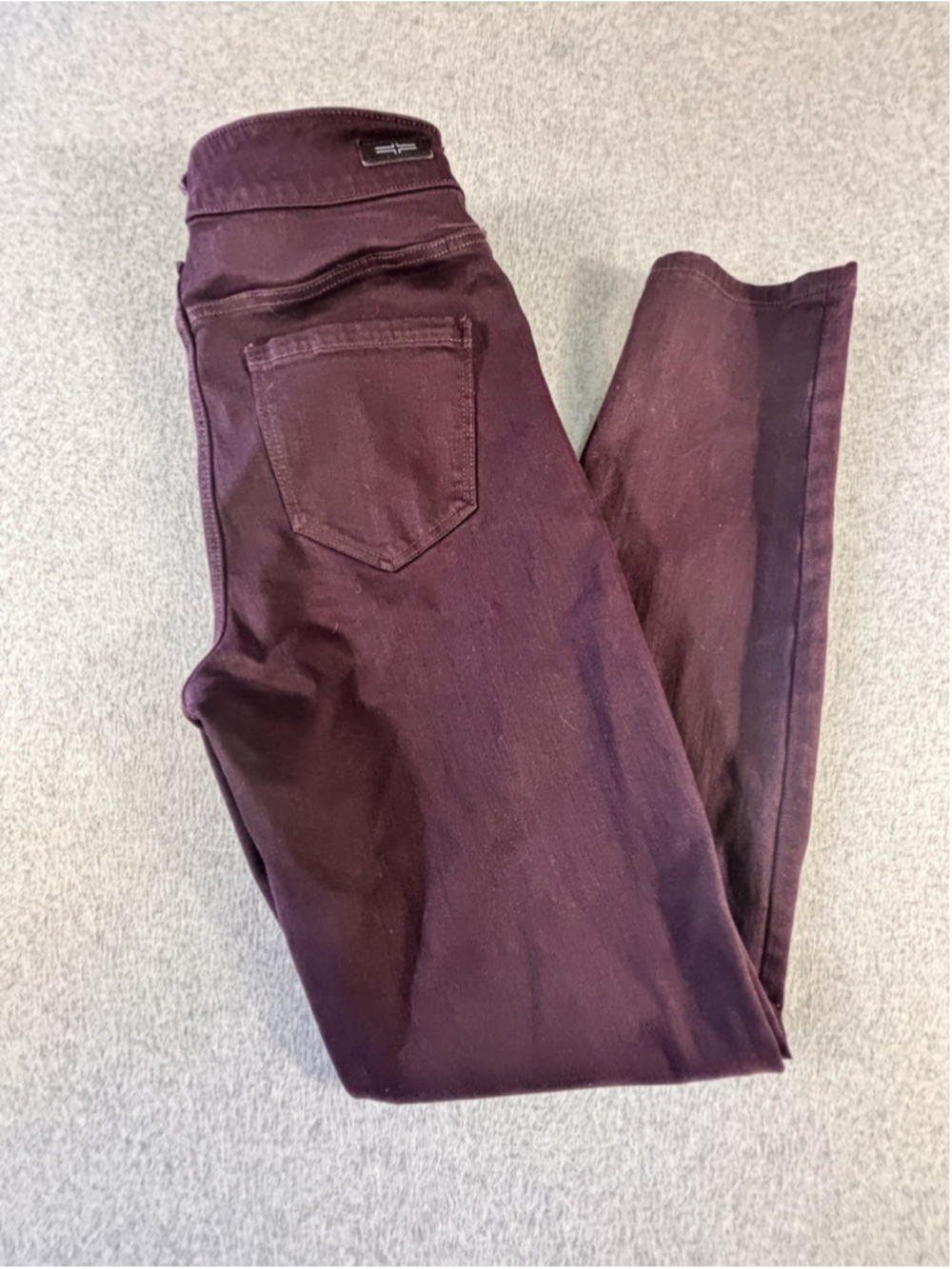 Liverpool Jeans Womens 6/28 burgundy Skinny jeans Denim stretch